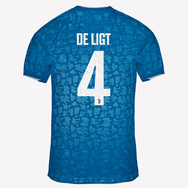 Camiseta Juventus NO.4 De Ligt 3ª 2019-2020 Azul
